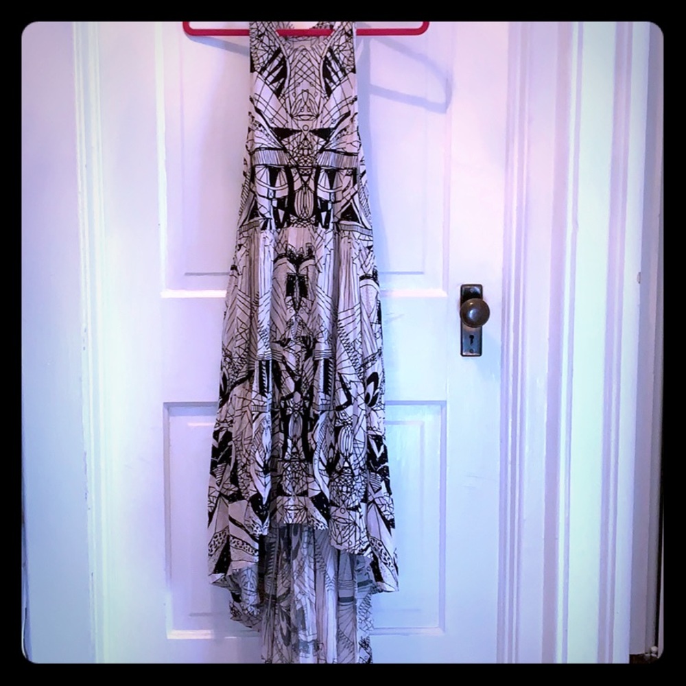 Free People razor back and high low hem dress.